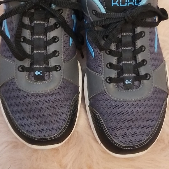 Kuru Quantum Women Athletic Tennis Shoe Sneaker Running Walk Jog Gray Blue 9 - Picture 3 of 10